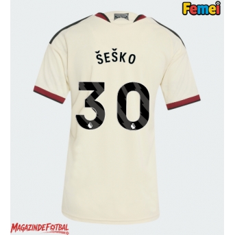Manchester United Benjamin Sesko #30 Tricou Fotbal Replică 2026-27 Femei Treilea